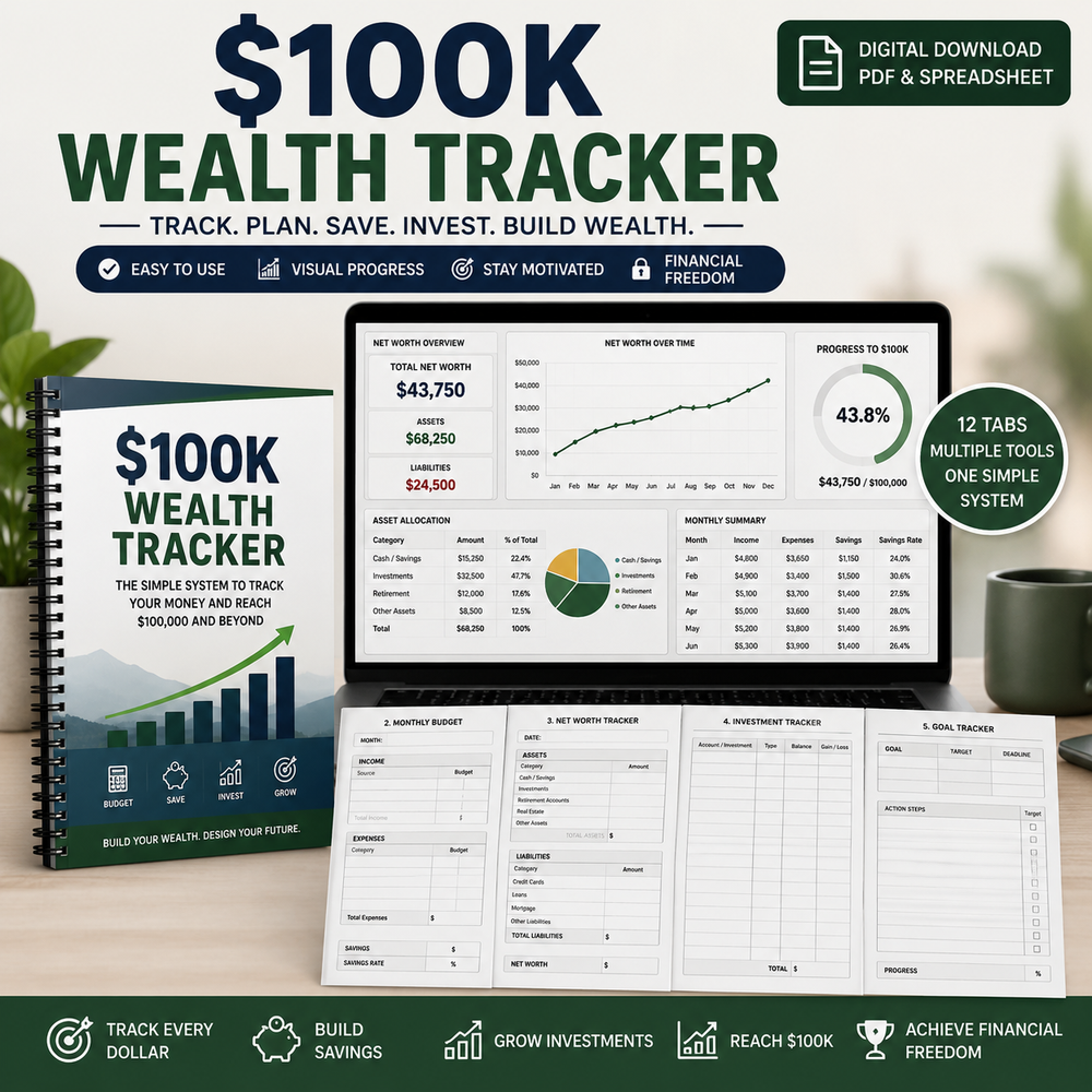 $100K Wealth Tracker