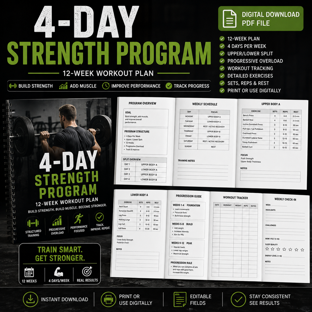 4-Day Strength Program