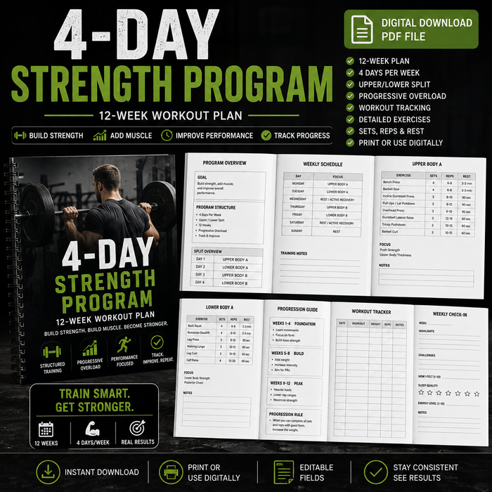 4-Day Strength Program
